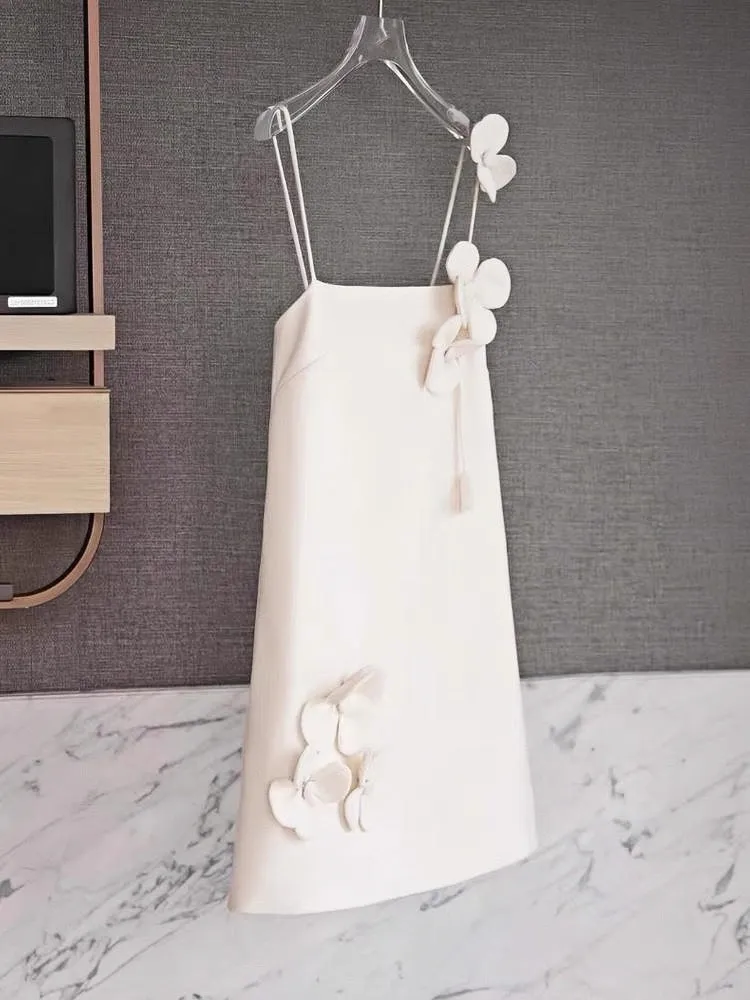 Simple A Line Spaghetti Straps Floral Short Formal Homecoming Dresses Party Graduation Dress Hoco Dresses HZ1121