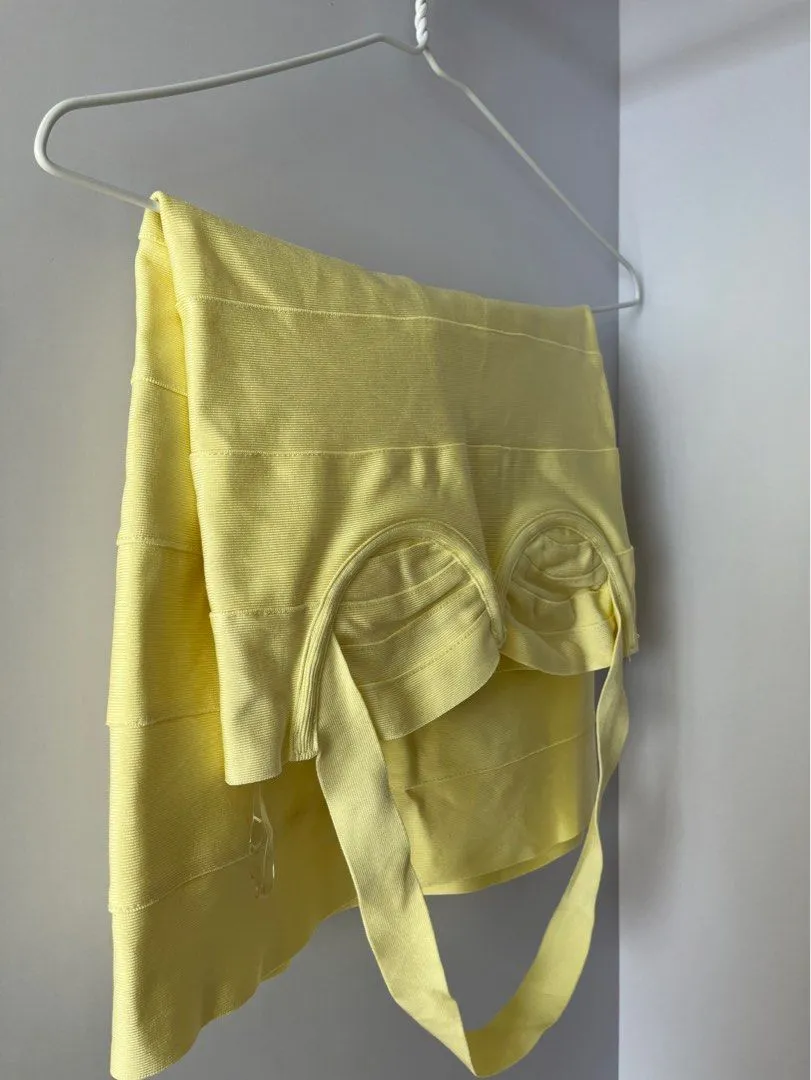 Classy Sheath Sweetheart Neck Yellow Short Mini Formal 8th Grade Homecoming Dresses Middle School Hoco Court Dress 21st Birthday Dress Hoco Outfits HZ1121 - Image 5