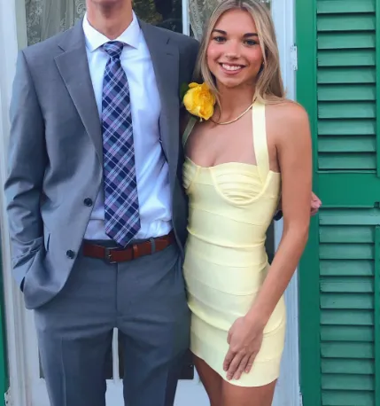 Classy Sheath Sweetheart Neck Yellow Short Mini Formal 8th Grade Homecoming Dresses Middle School Hoco Court Dress 21st Birthday Dress Hoco Outfits HZ1121 - Image 8