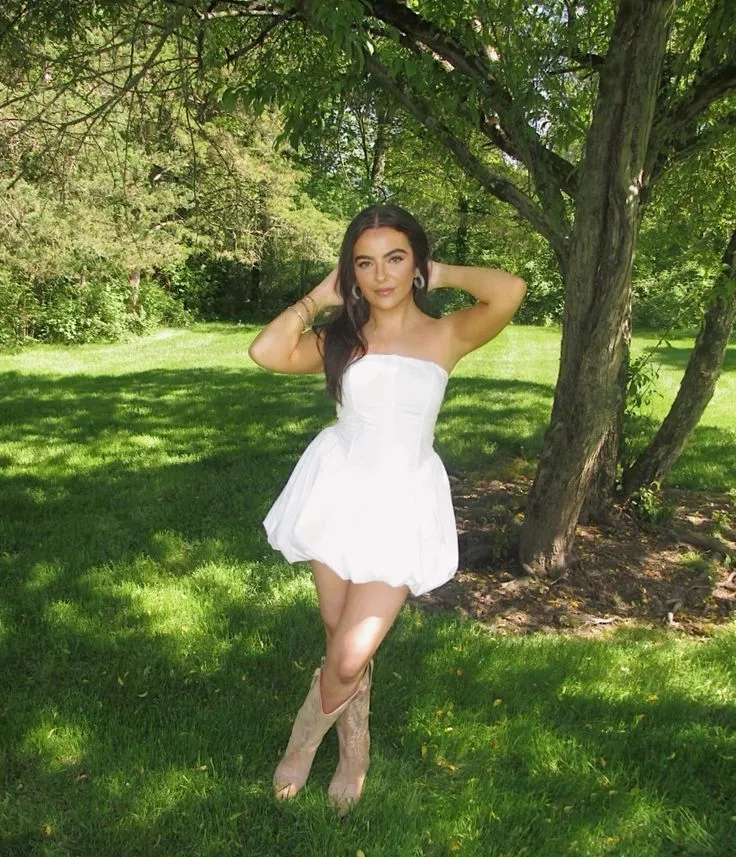 Pretty Ball Gown Strapless White Formal Homecoming Dresses Middle School Short 21st Birthday Outfits Graduation Dress Mini Cocktail Dresses HZ1121