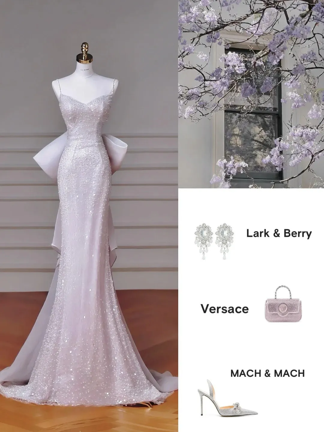 Modest Pink Spaghetti Strap Evening Dresses Mermaid Tulle with Bow Beading Long Prom Dresses Graduation Dresses HZ1121