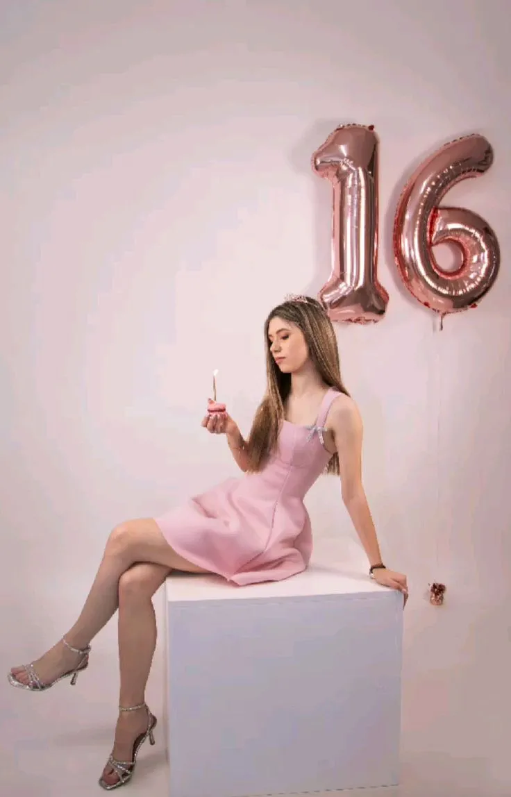 Cute A line Square Neck Pink Satin Short Formal Homecoming Dresses Party Graduation Dress Hoco Dresses HZ1121