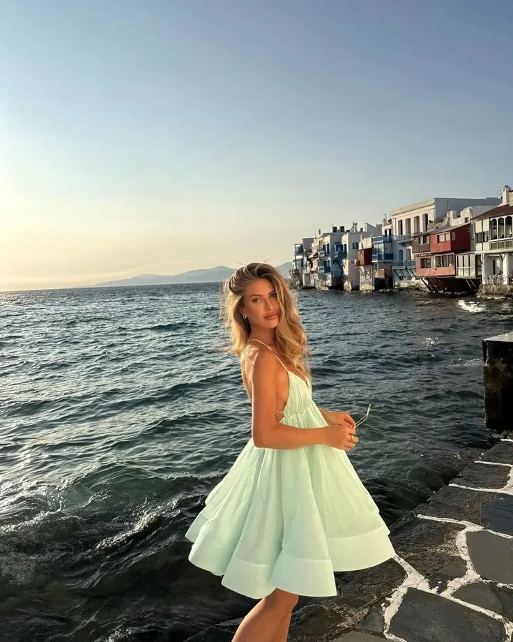 Cute Ball Gown Spaghetti Straps Mint Green Short Formal Homecoming Dresses Party Graduation Dress Hoco Dresses HZ1121