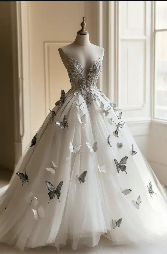 Elegant Sweetheart Neck Ball Gown Tulle Beaded Long Luxury Wedding Dresses White Sleeveless Bridal Gowns HZ1121