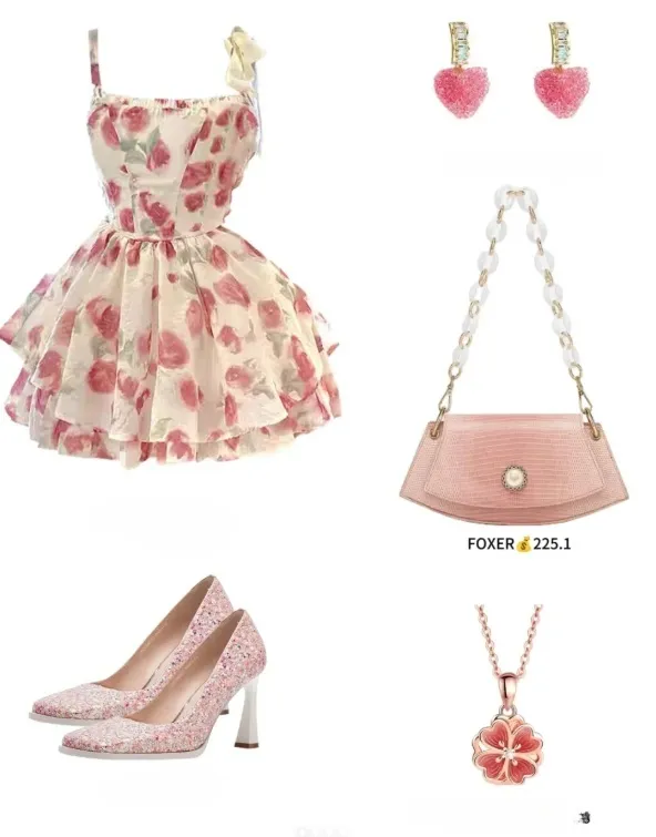 Sweet Spaghetti Strap A-Line Floral Chiffon Short Birthday Dresses Sleeveless Homecoming Dresses HZ1121