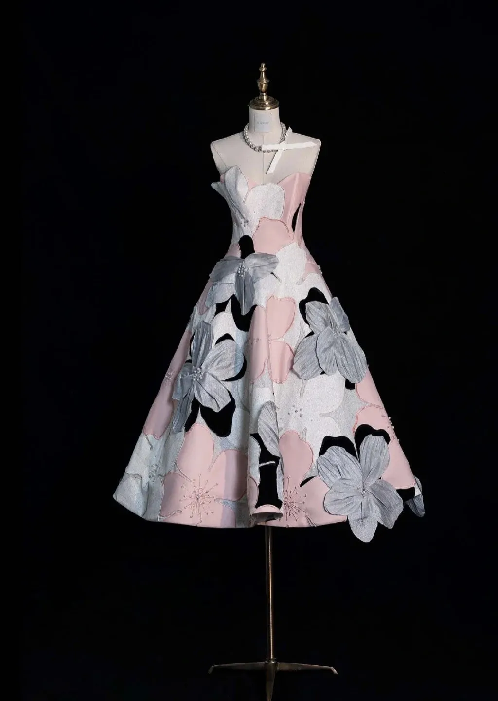 Fairy Chicken Heart A-Line Short Prom Dress with Appliqu??|, Pink Birthday Dress HZ1121